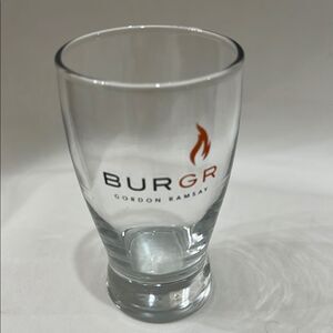 Burgr Gordon Ramsay 4 Oz Beer Tasting Glass Tumbler 3 3/4 In Tall 2 In Round